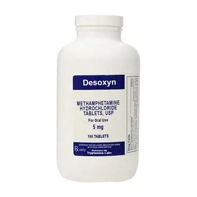 Desoxyn 5mg methamphetamine tablet