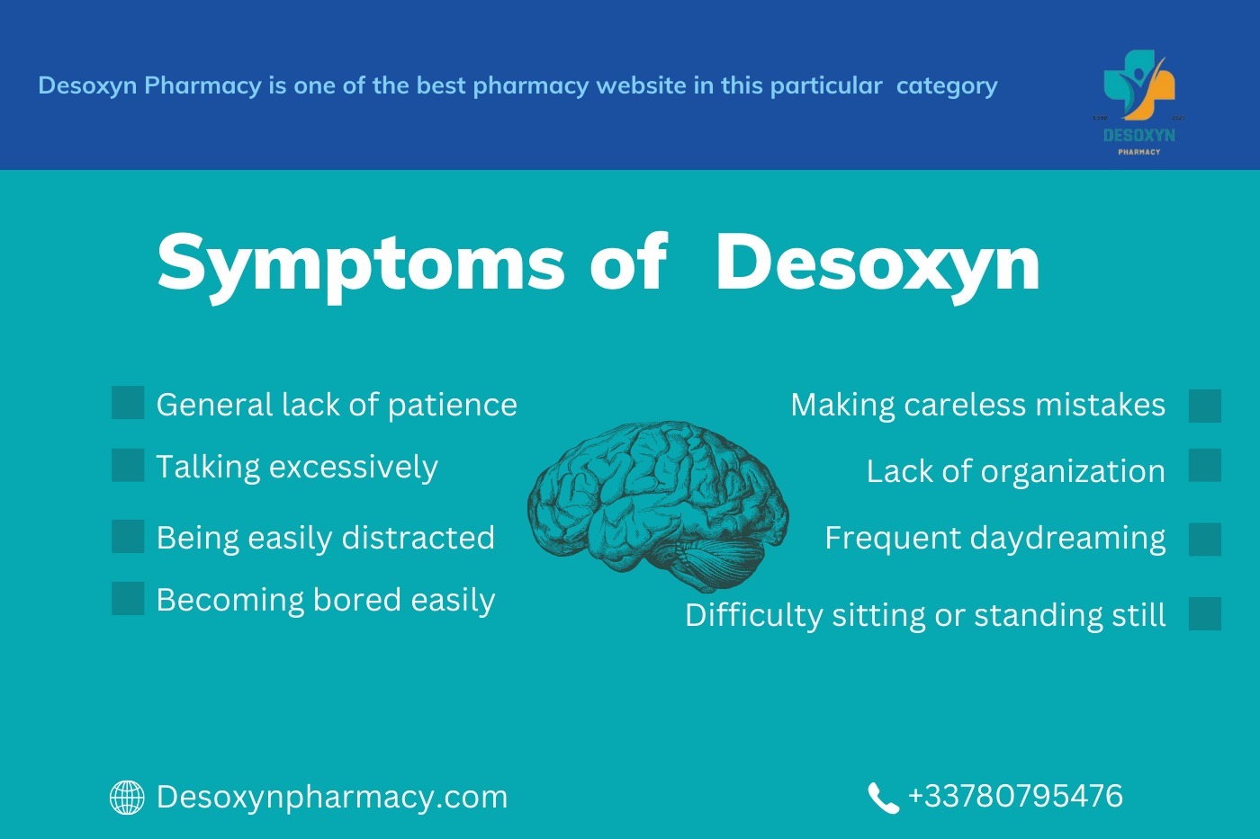 Symptomes of Desoxyn